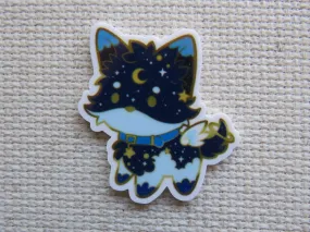 Night Sky Dog Needle Minder, Cover Minder, Magnet