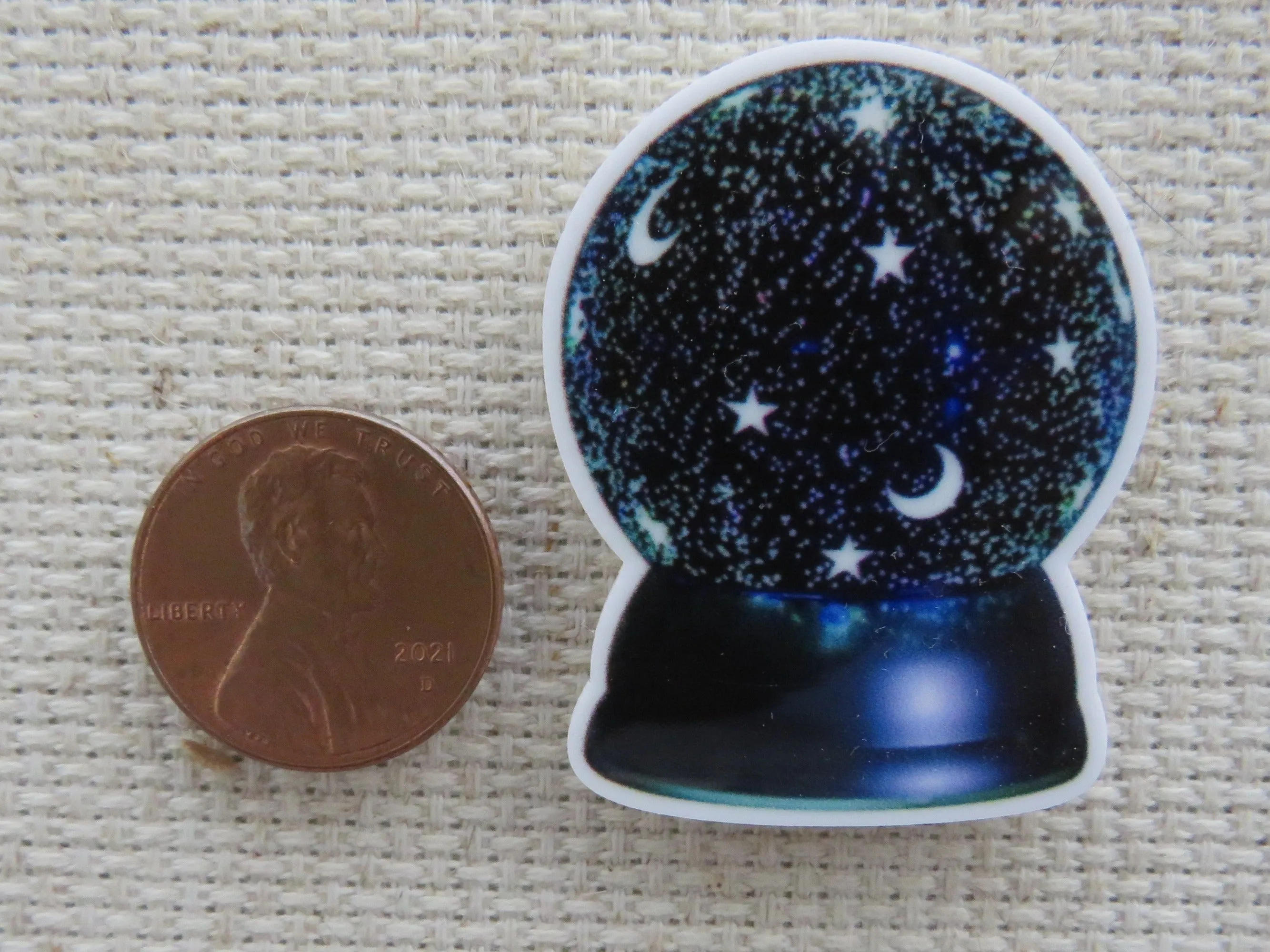 Night Sky Globe Needle Minder, Cover Minder, Magnet