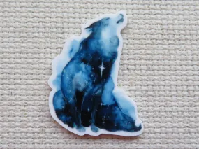 North Star Night Wolf Needle Minder, Cover Minder, Magnet