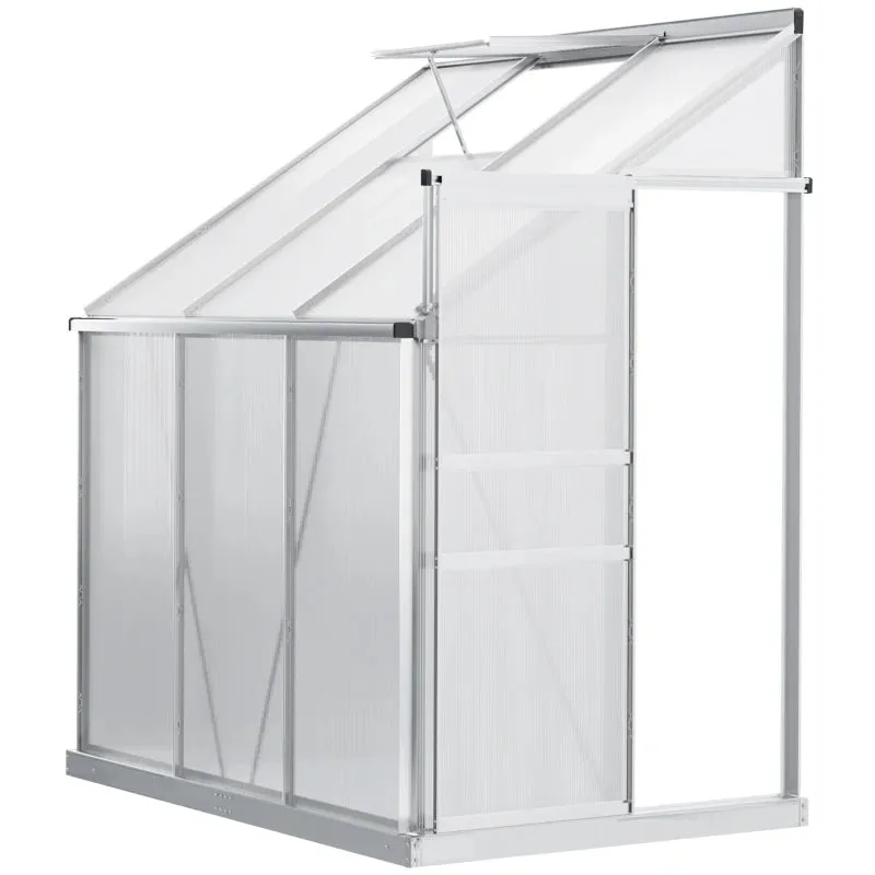 Outsunny Greenhouse Polytunnel 6 x 4 ft - Clear