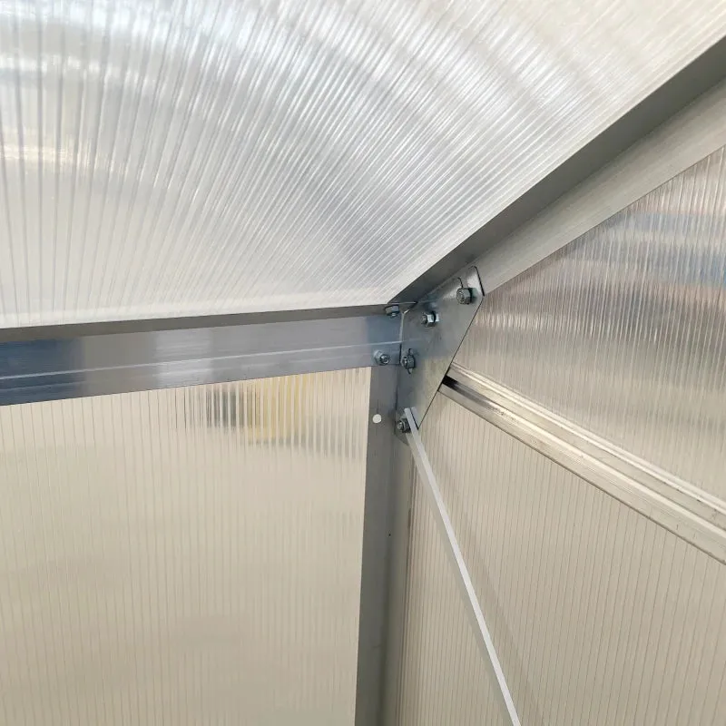 Outsunny Greenhouse Polytunnel 6 x 4 ft - Clear