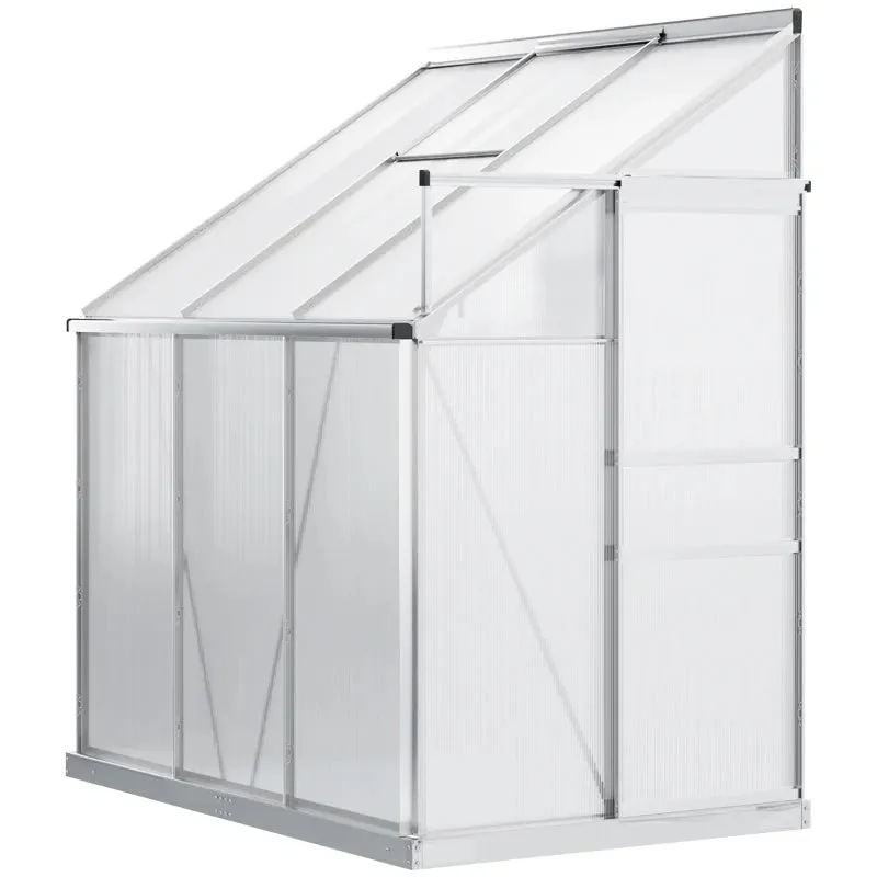 Outsunny Greenhouse Polytunnel 6 x 4 ft - Clear