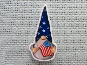 Patriotic Gnome Needle Minder, Cover Minder, Magnet LAST ONE!