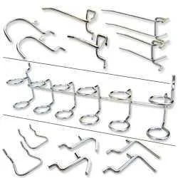 Pegboard Tool Organizer Rack Hooks