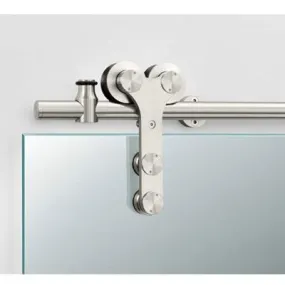 Pemko G70D/8 Black Powder Coated Stainless Steel Sliding Glass Panel Track System -  98.4375" Length