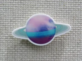 Pink Planet with Rings Needle Minder, Cover Minder, Magnet