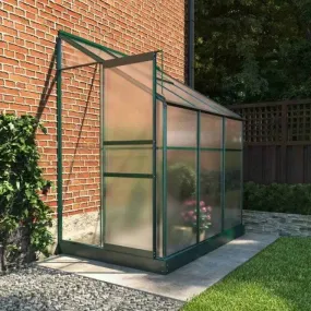 Polycarbonate Lean-To Greenhouse 4' x 6'