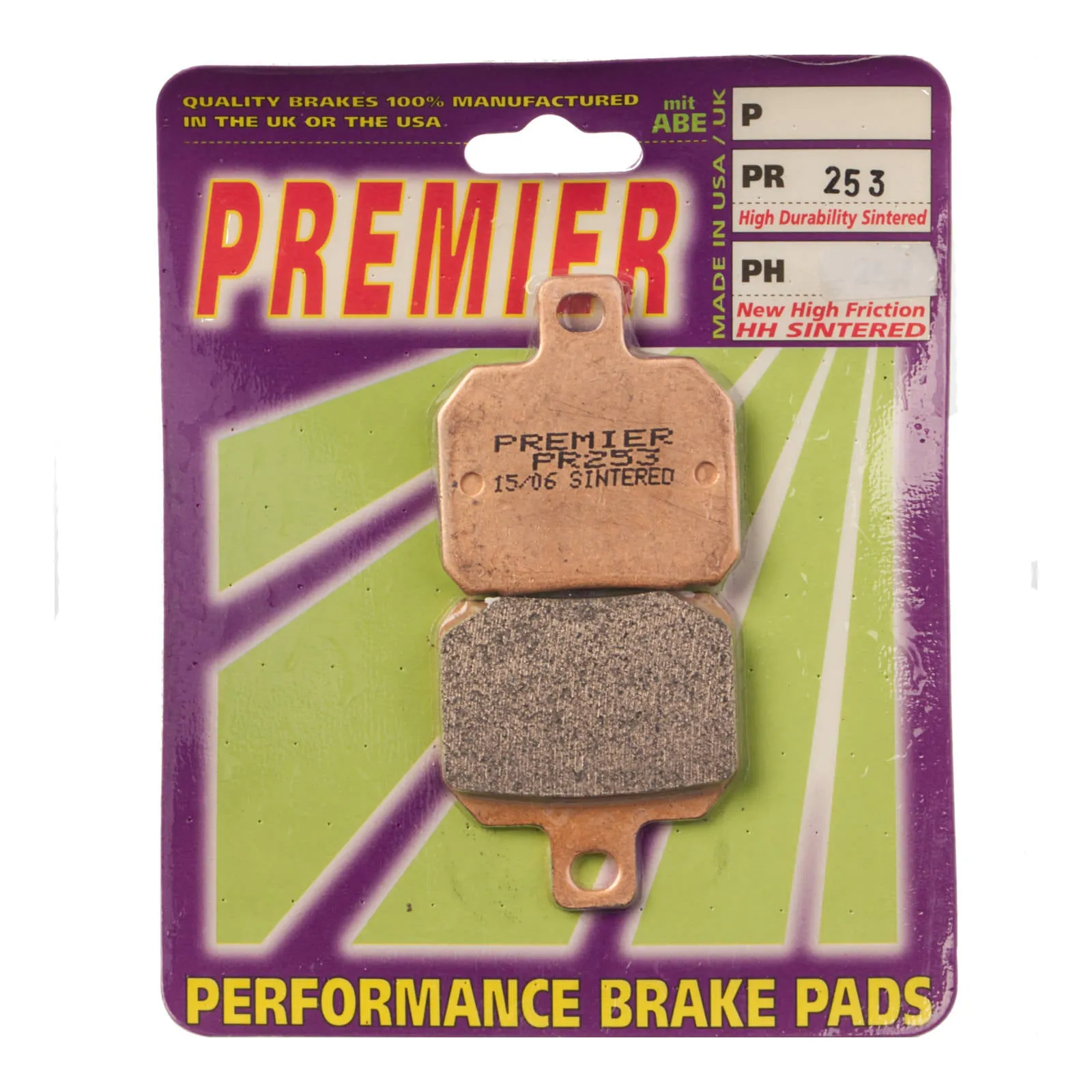 PREMIER BRAKE PADS FULL SINTERED BOMBARDIER ATV