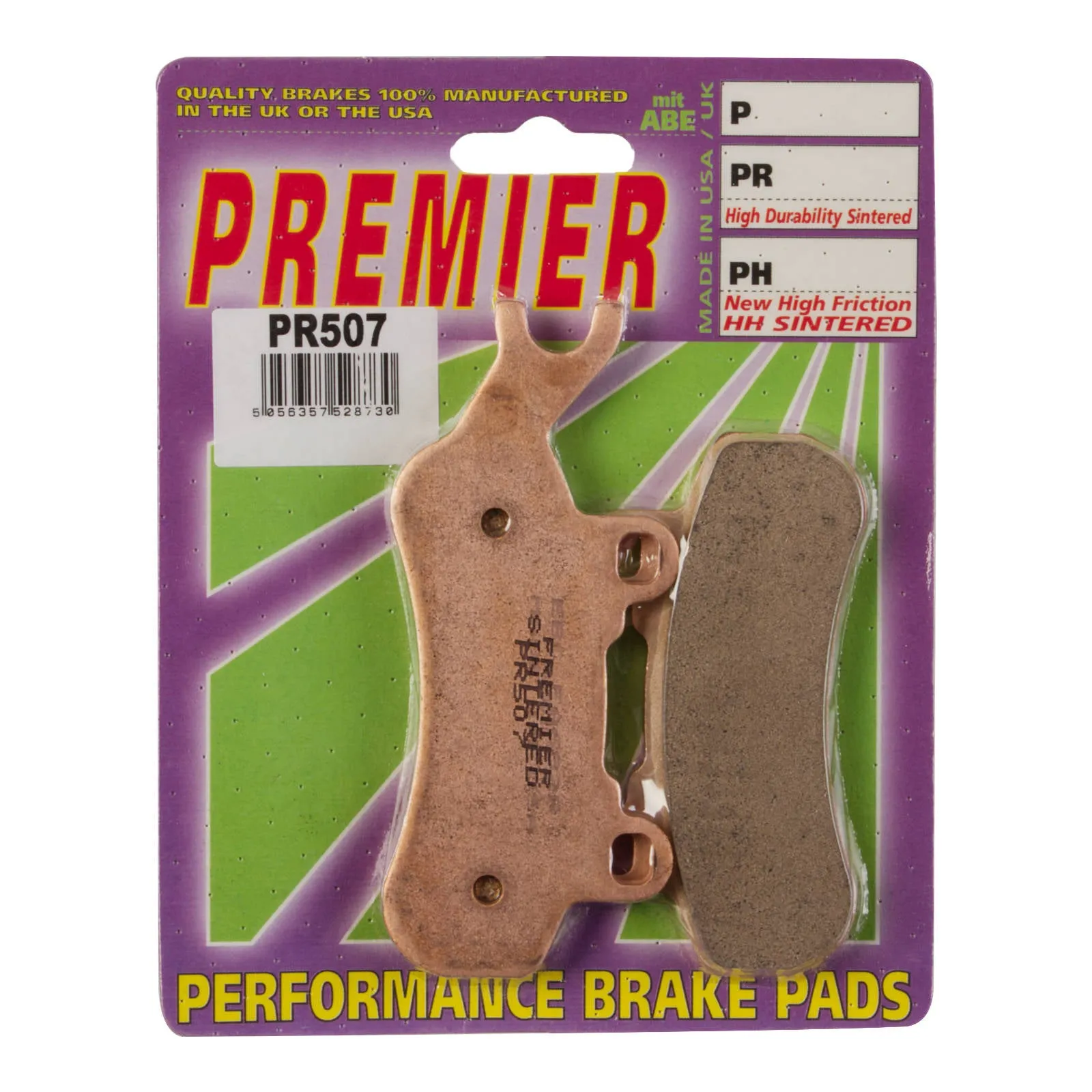 PREMIER BRAKE PADS FULL SINTERED CAN AM Defender FL
