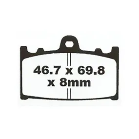 PREMIER BRAKE PADS HI-PERF SINT PH053 - KAW | SUZ