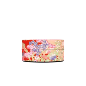 Red & Mint Floral Keepsake Tin