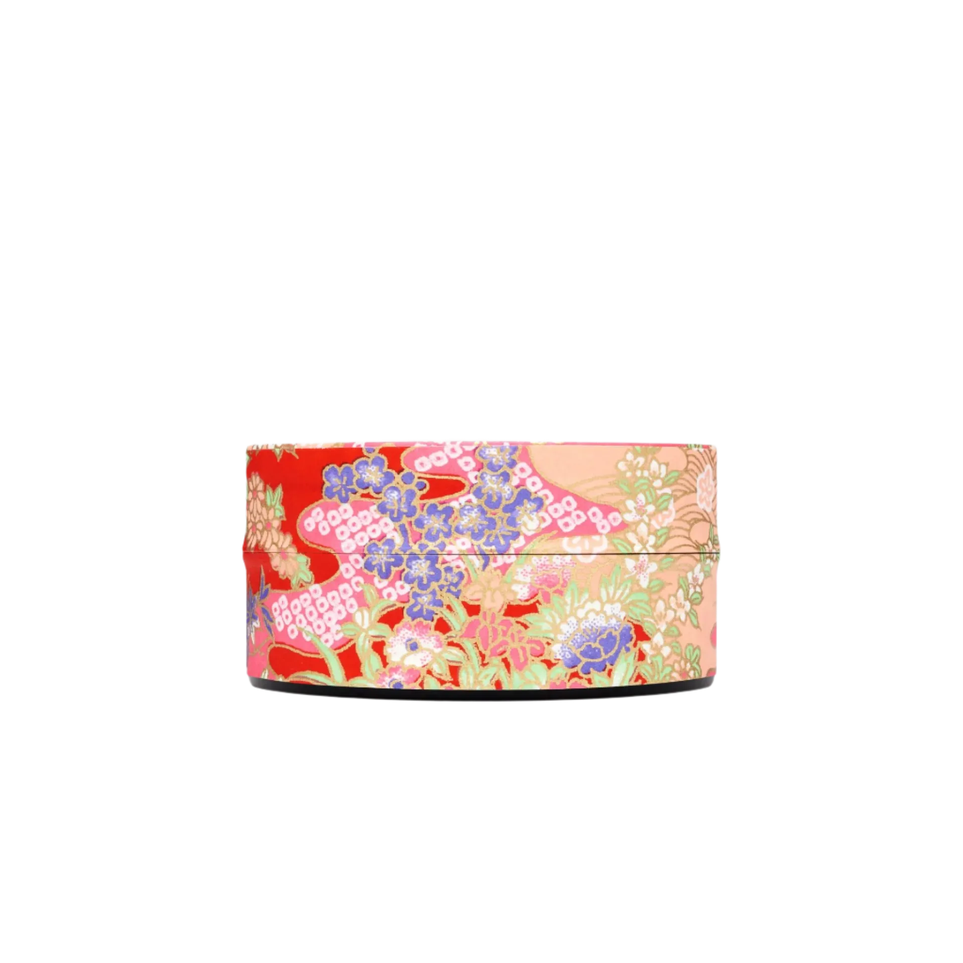 Red & Mint Floral Keepsake Tin