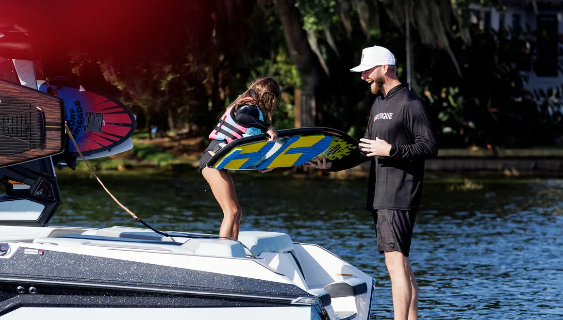 Ronix Sonic Skimmer Youth Wakesurf Board | Green Squidhawk