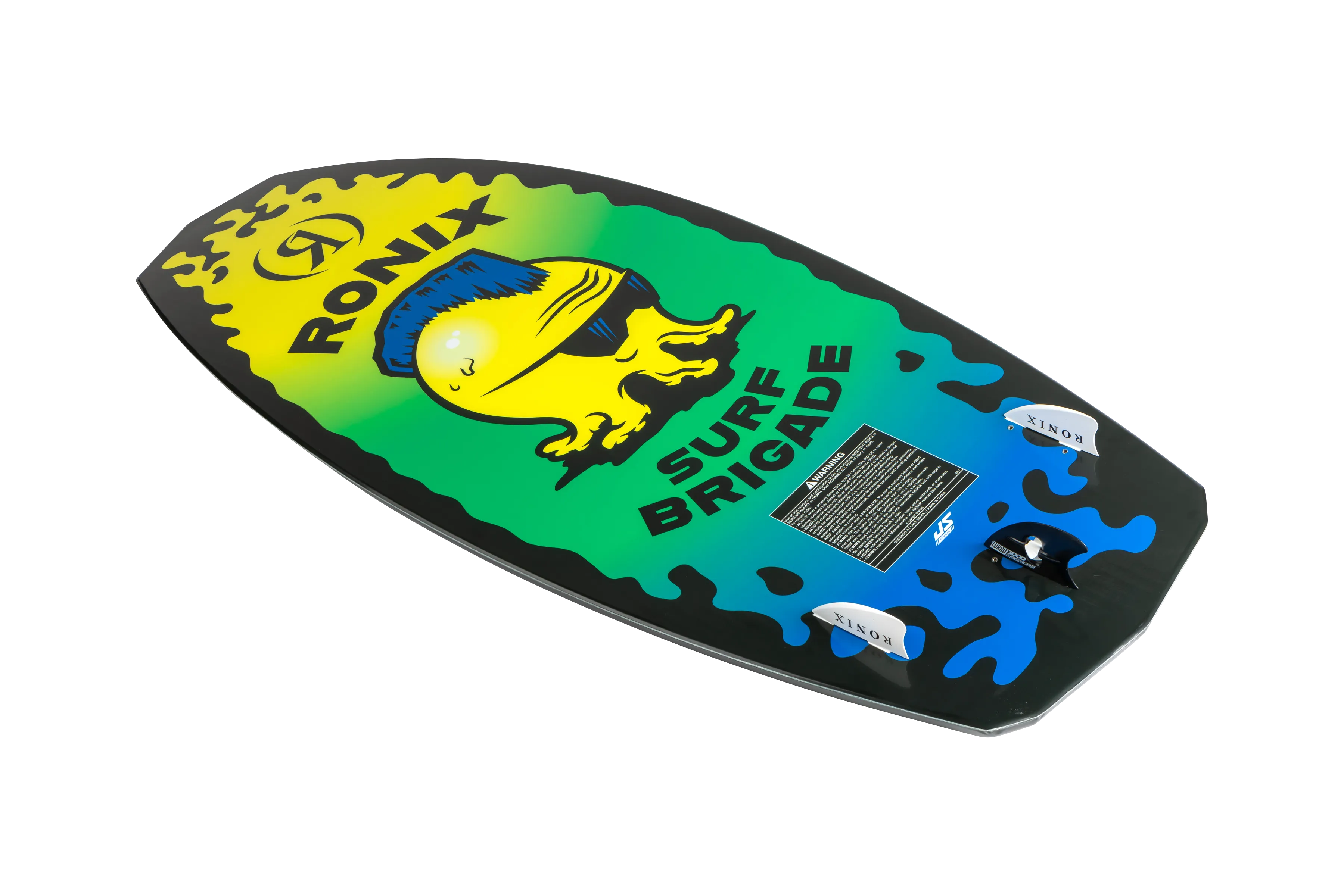 Ronix Sonic Skimmer Youth Wakesurf Board | Green Squidhawk