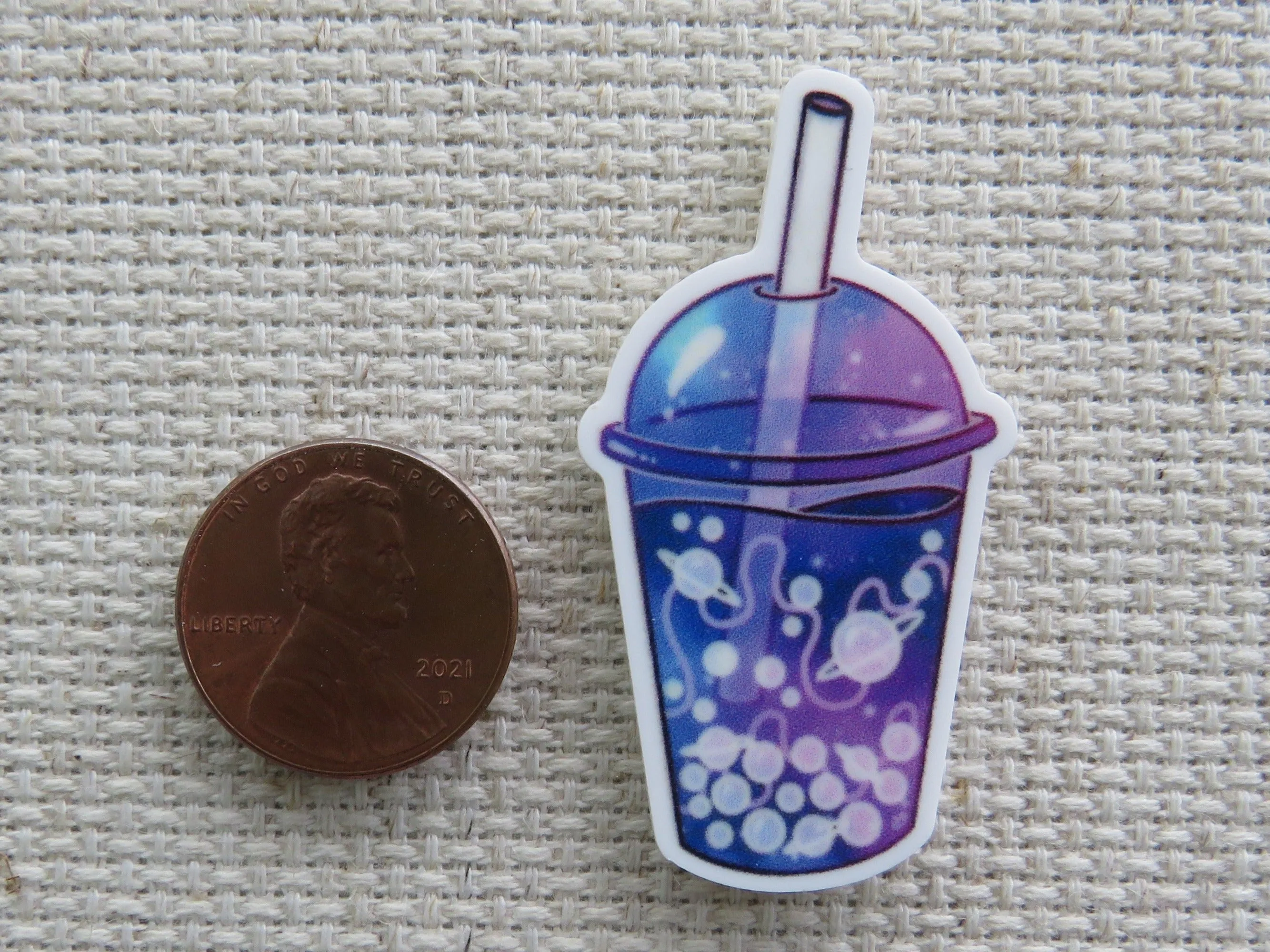 Saturn Boba Drink Needle Minder, Cover Minder, Magnet