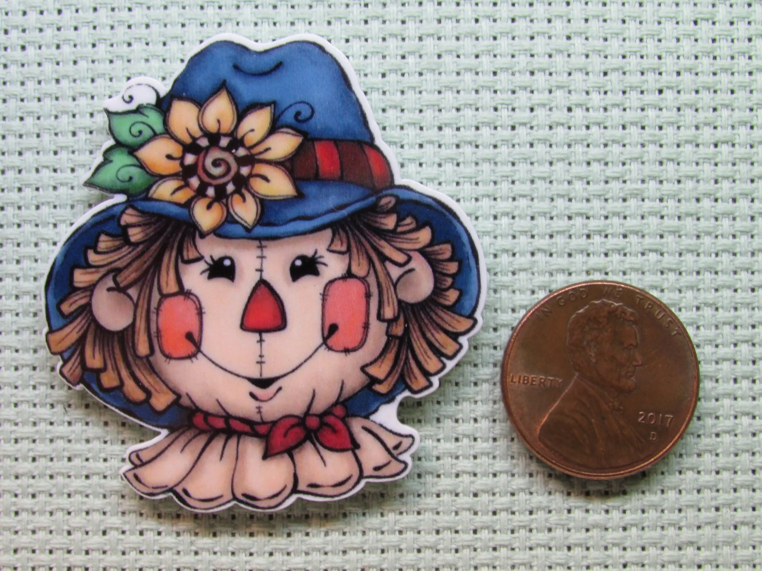 Scarecrow Needle Minder, Cover Minder, Magnet