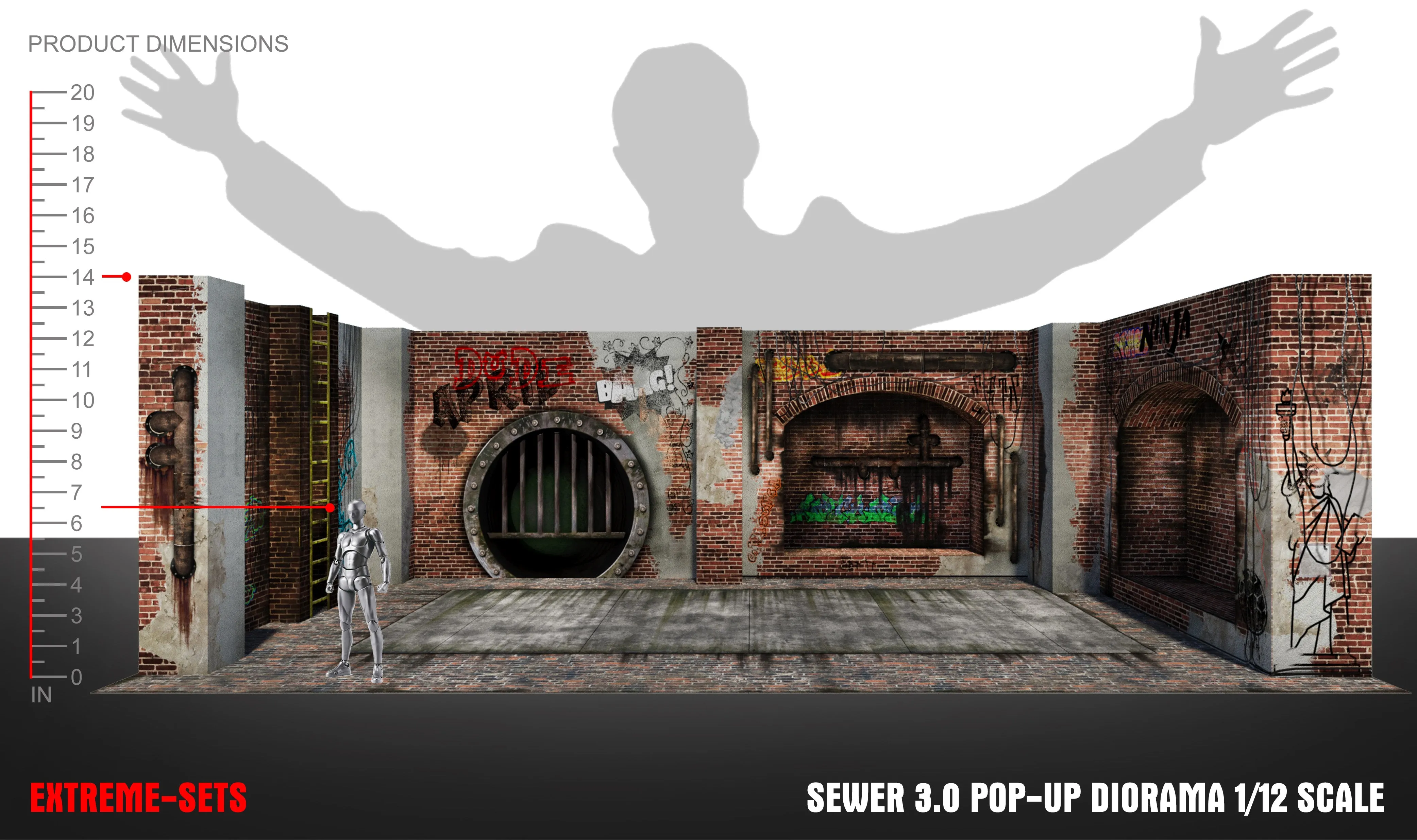 Sewer 3.0 Pop-Up Diorama 1/12