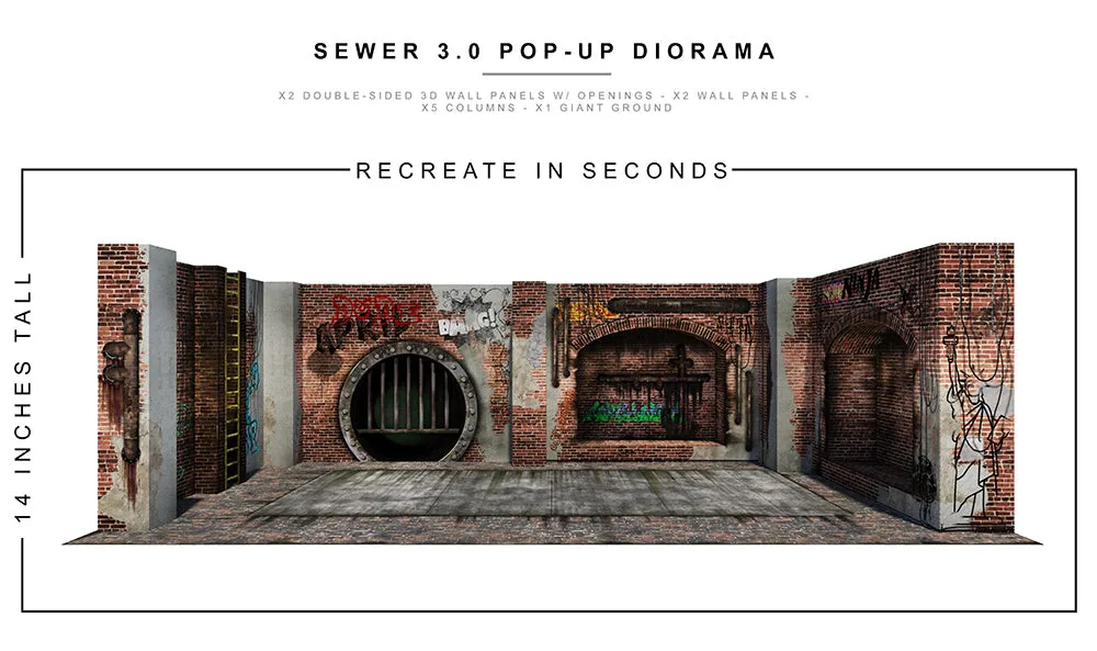 Sewer 3.0 Pop-Up Diorama 1/12