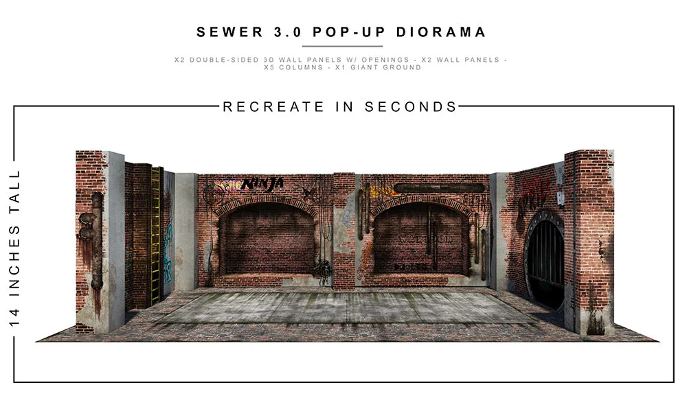 Sewer 3.0 Pop-Up Diorama 1/12