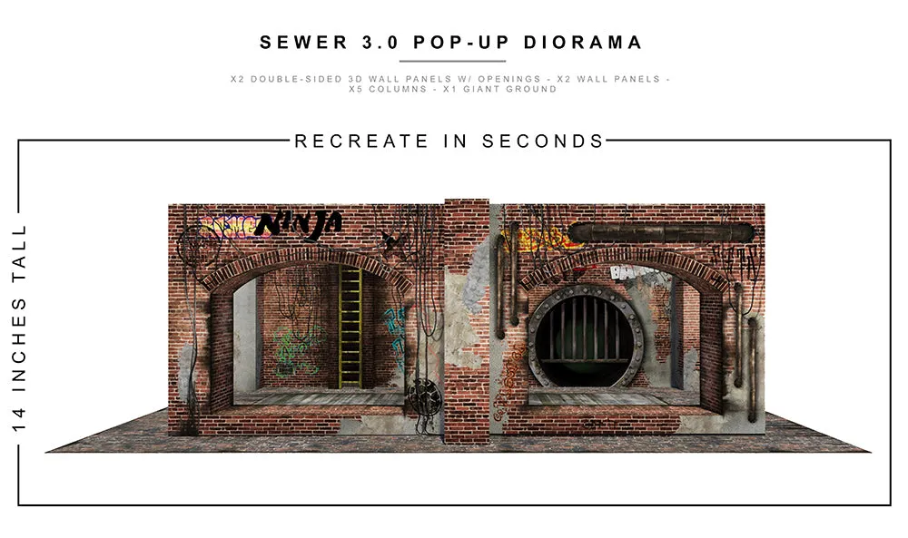Sewer 3.0 Pop-Up Diorama 1/12