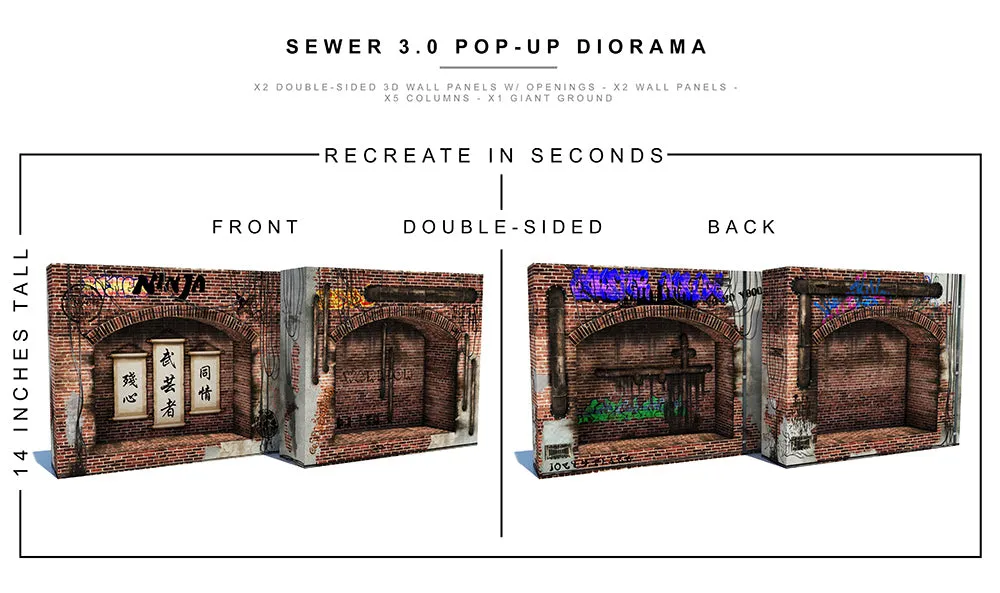 Sewer 3.0 Pop-Up Diorama 1/12