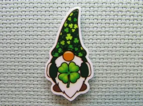 Shamrock Gnome Needle Minder, Cover Minder, Magnet