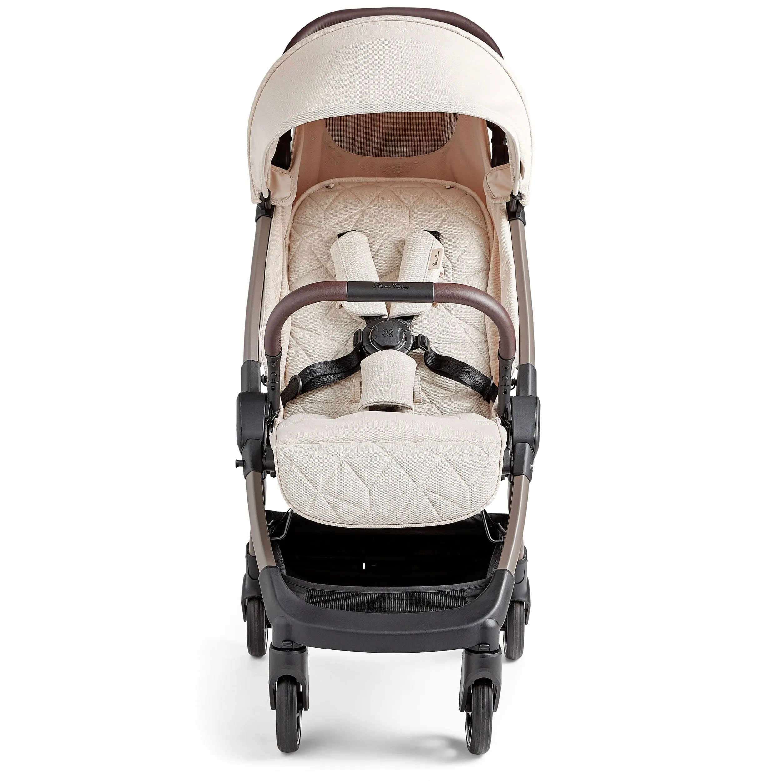 Silver Cross Clic Compact Stroller in Almond