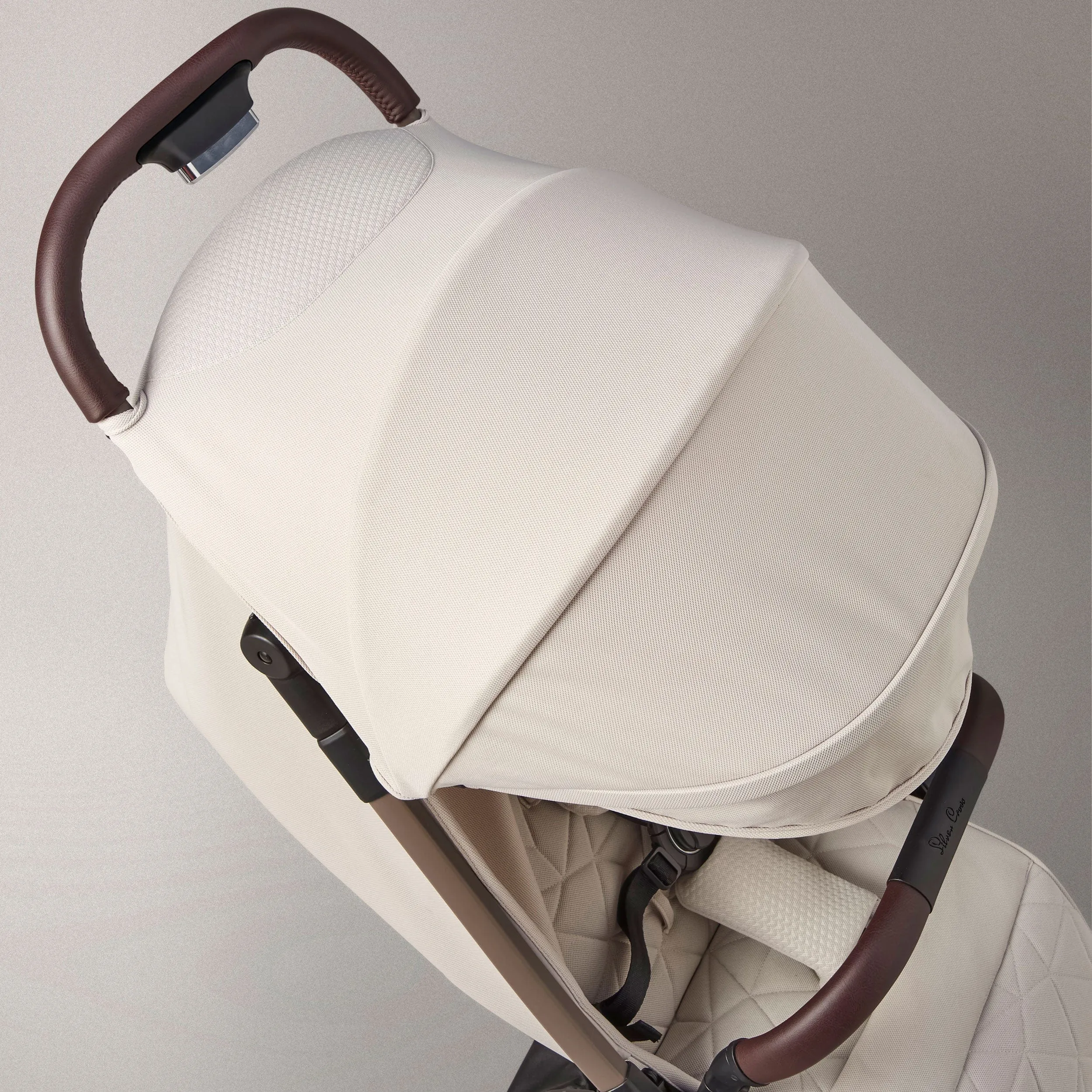 Silver Cross Clic Compact Stroller in Almond