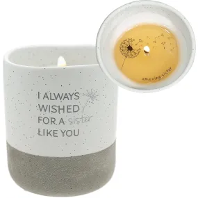 Sister Like You 10 oz - 100% Soy Wax Reveal Candle Scent: Tranquility