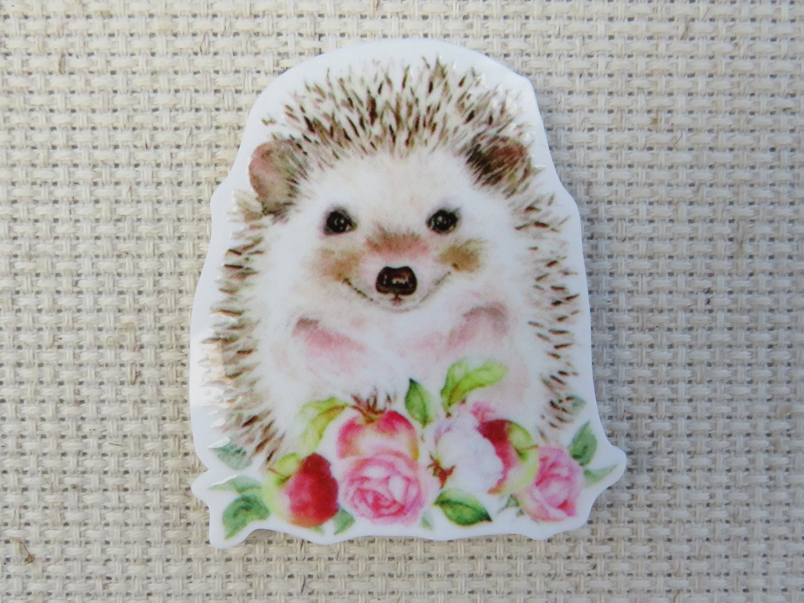Sitting Hedgehog Needle Minder, Cover Minder, Magnet