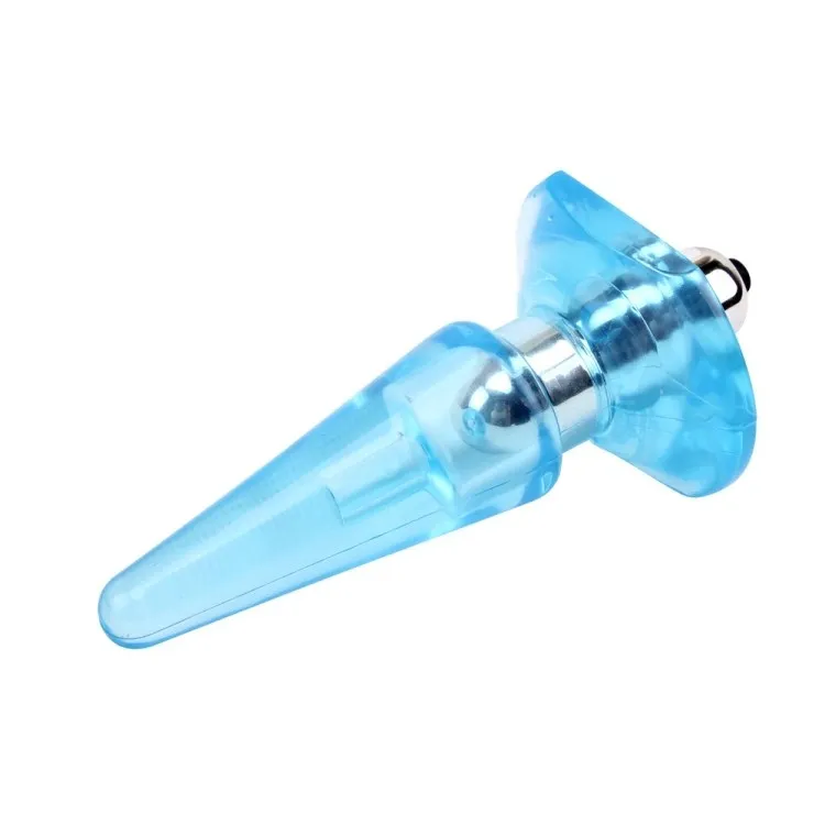 Slimline Beginners Vibrating Butt Plug - Blue
