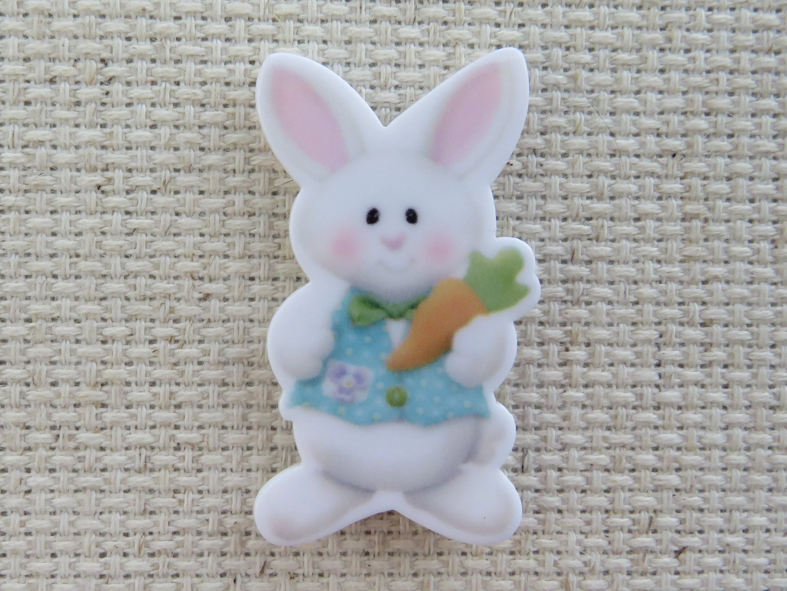Snappy Dressing Bunny Needle Minder, Cover Minder, Magnet