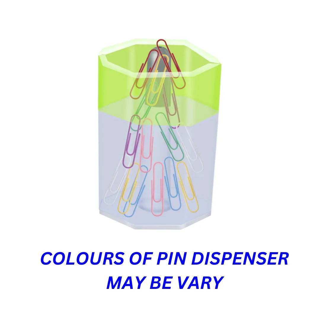 Soni Officemate Magnetic Pin Clip Dispenser (Pack of 10 )