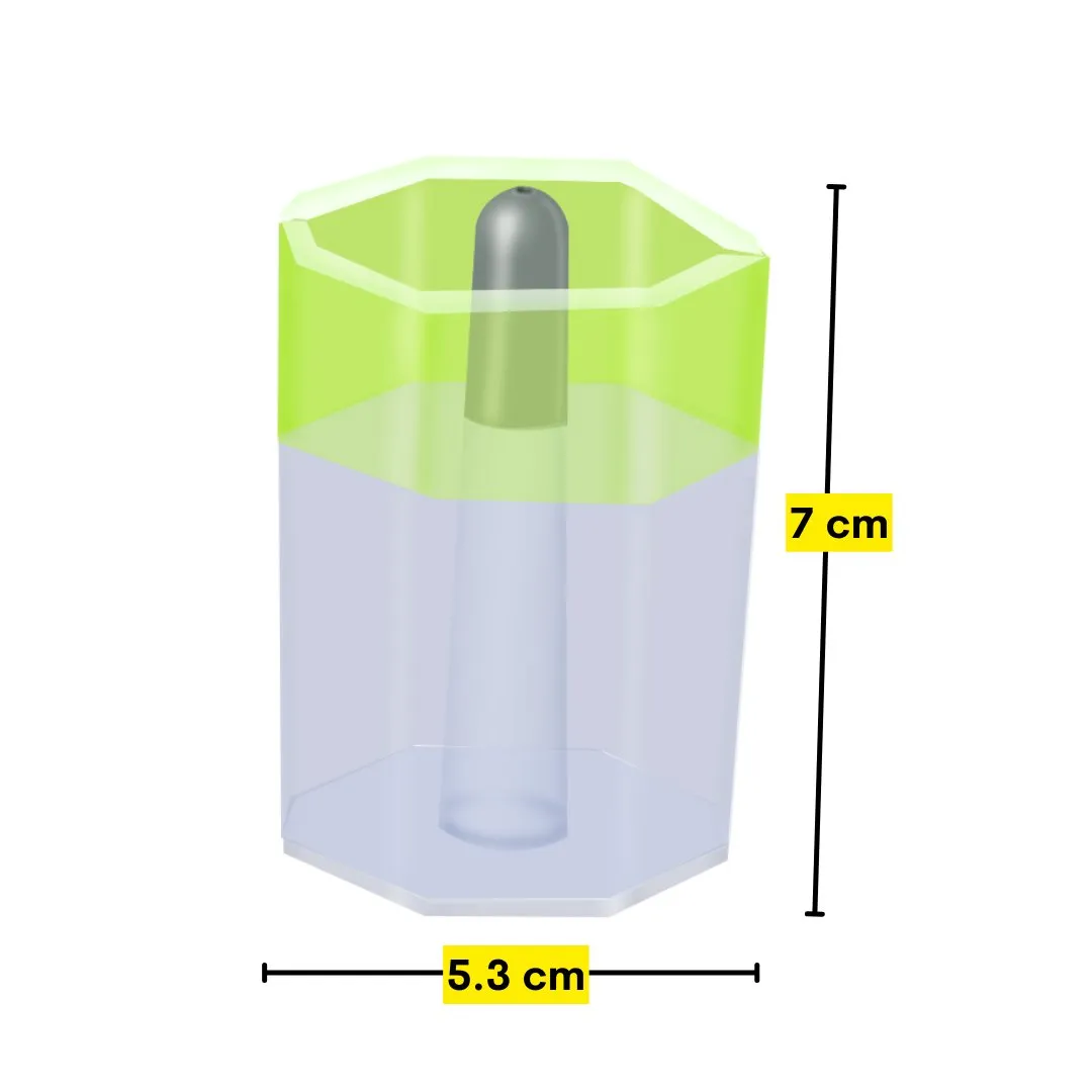 Soni Officemate Magnetic Pin Clip Dispenser (Pack of 10 )