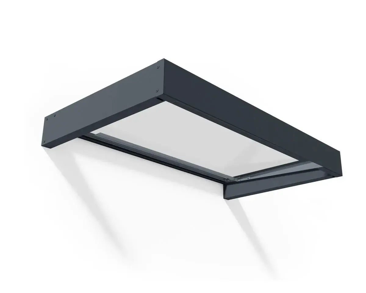 Sophia™ 1600 Door Awning  37" x 63" White Panels | Palram-Canopia
