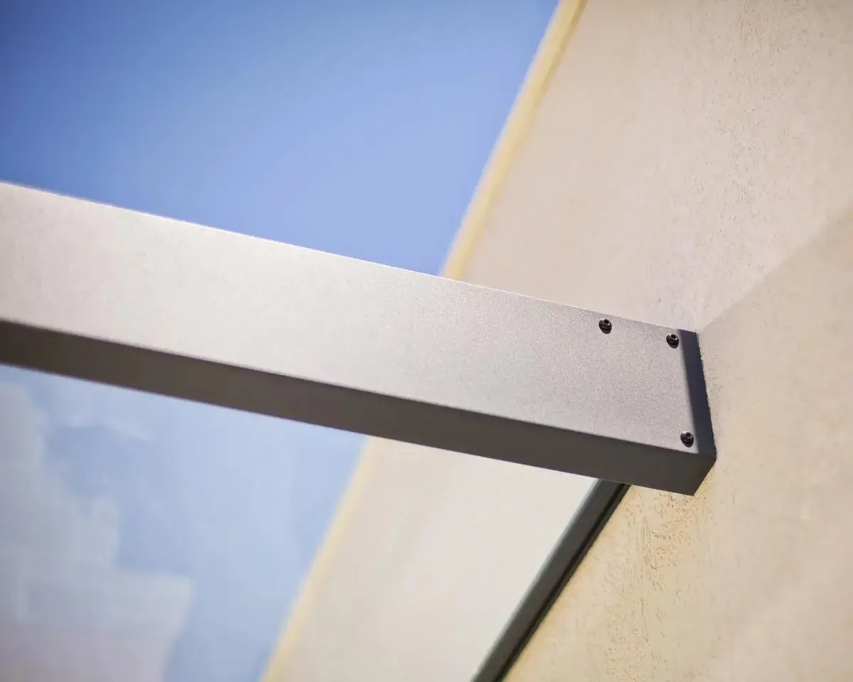 Sophia™ 2150 Door Awning 37" x 85" Clear Panels | Palram-Canopia