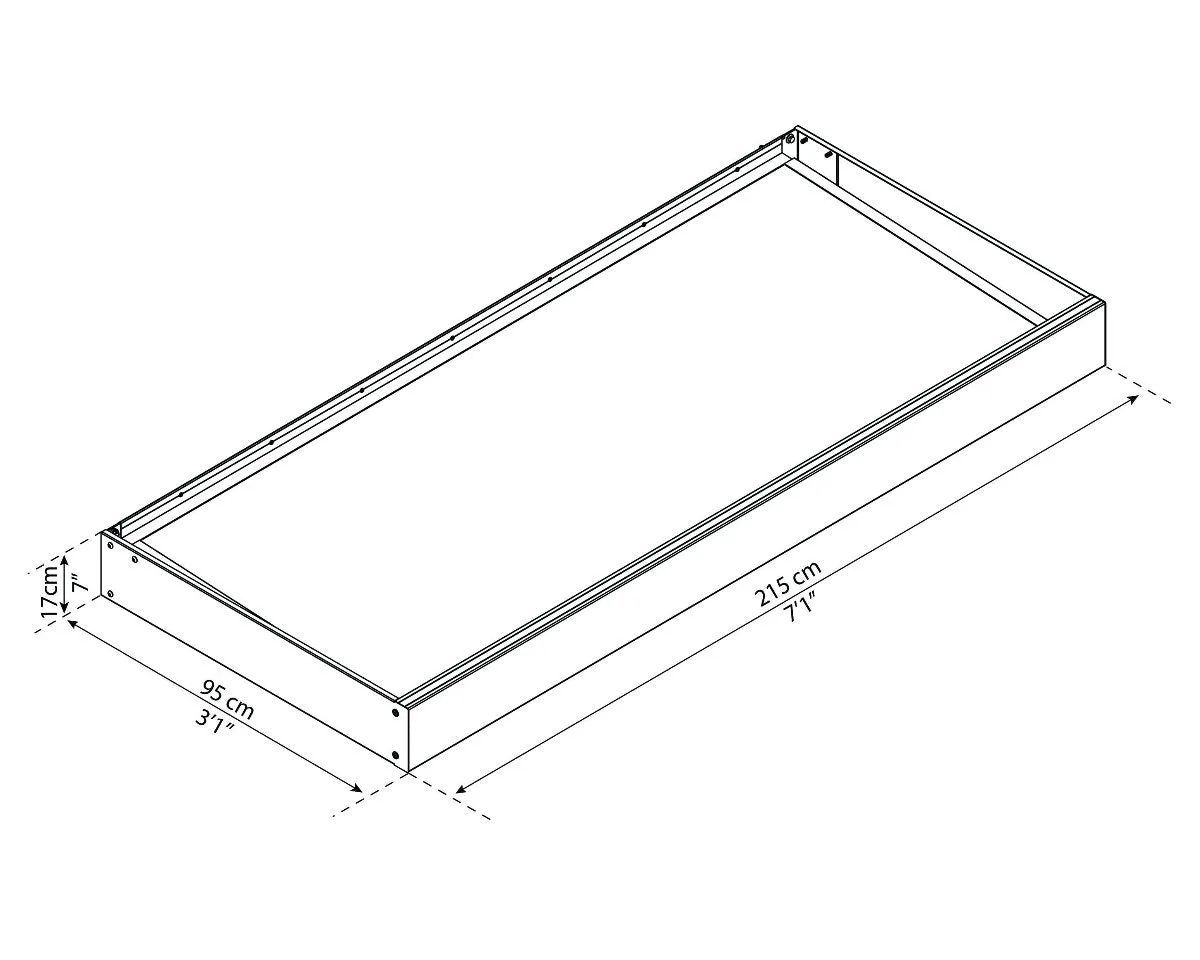 Sophia™ 2150 Door Awning  37" x 85" White Frame & Panels | Palram-Canopia