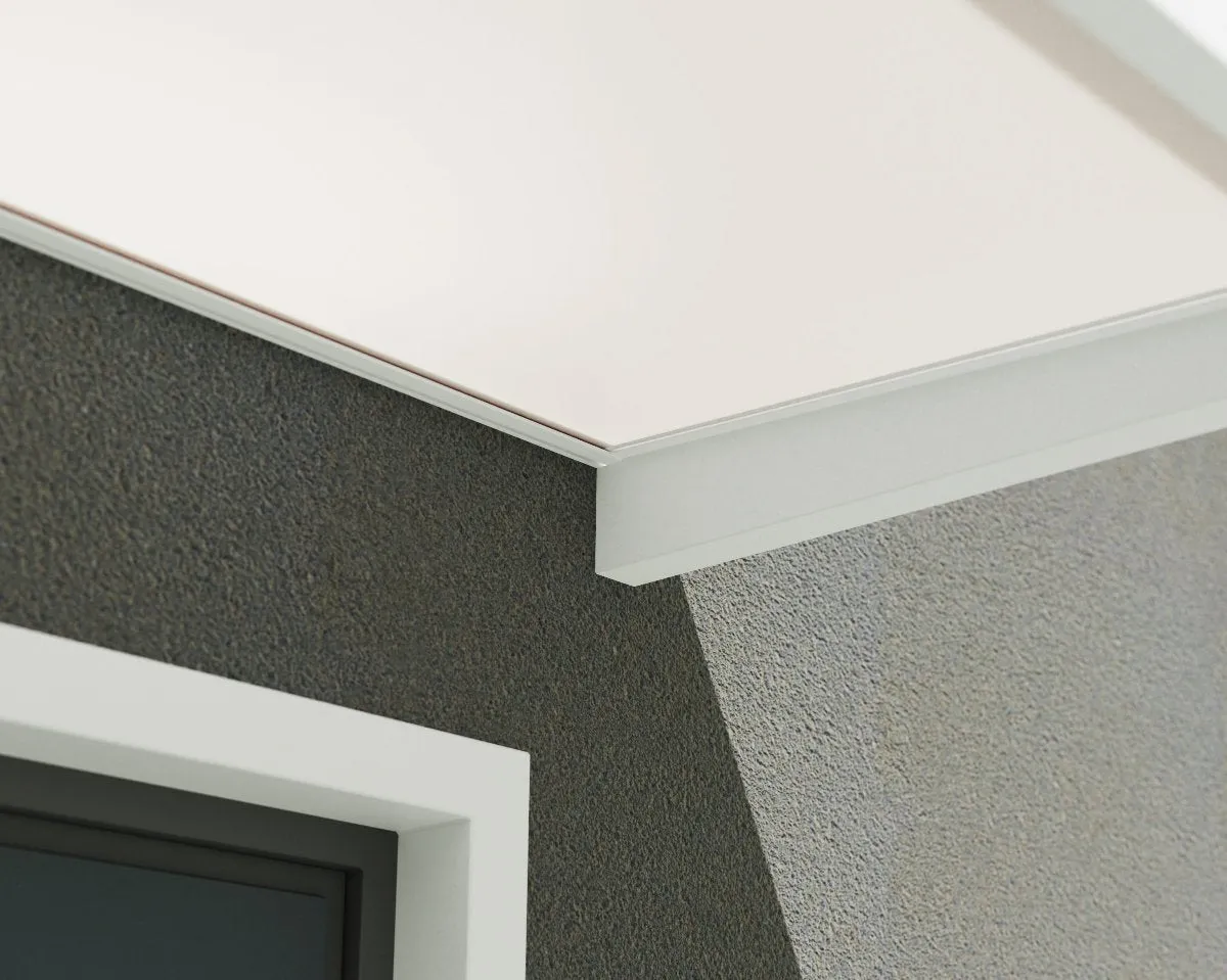 Sophia™ 2150 Door Awning  37" x 85" White Frame & Panels | Palram-Canopia