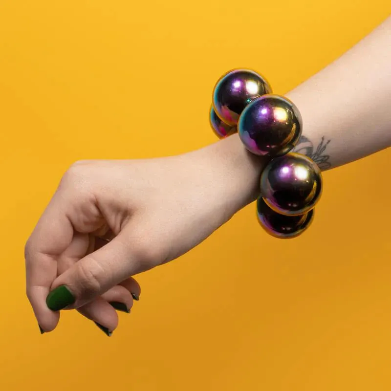 Speks Super Oil Slick Magnetic Balls 3.3cm Fidget Travel Toys 6pc 8yrs 