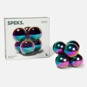 Speks Super Oil Slick Magnetic Balls 3.3cm Fidget Travel Toys 6pc 8yrs 