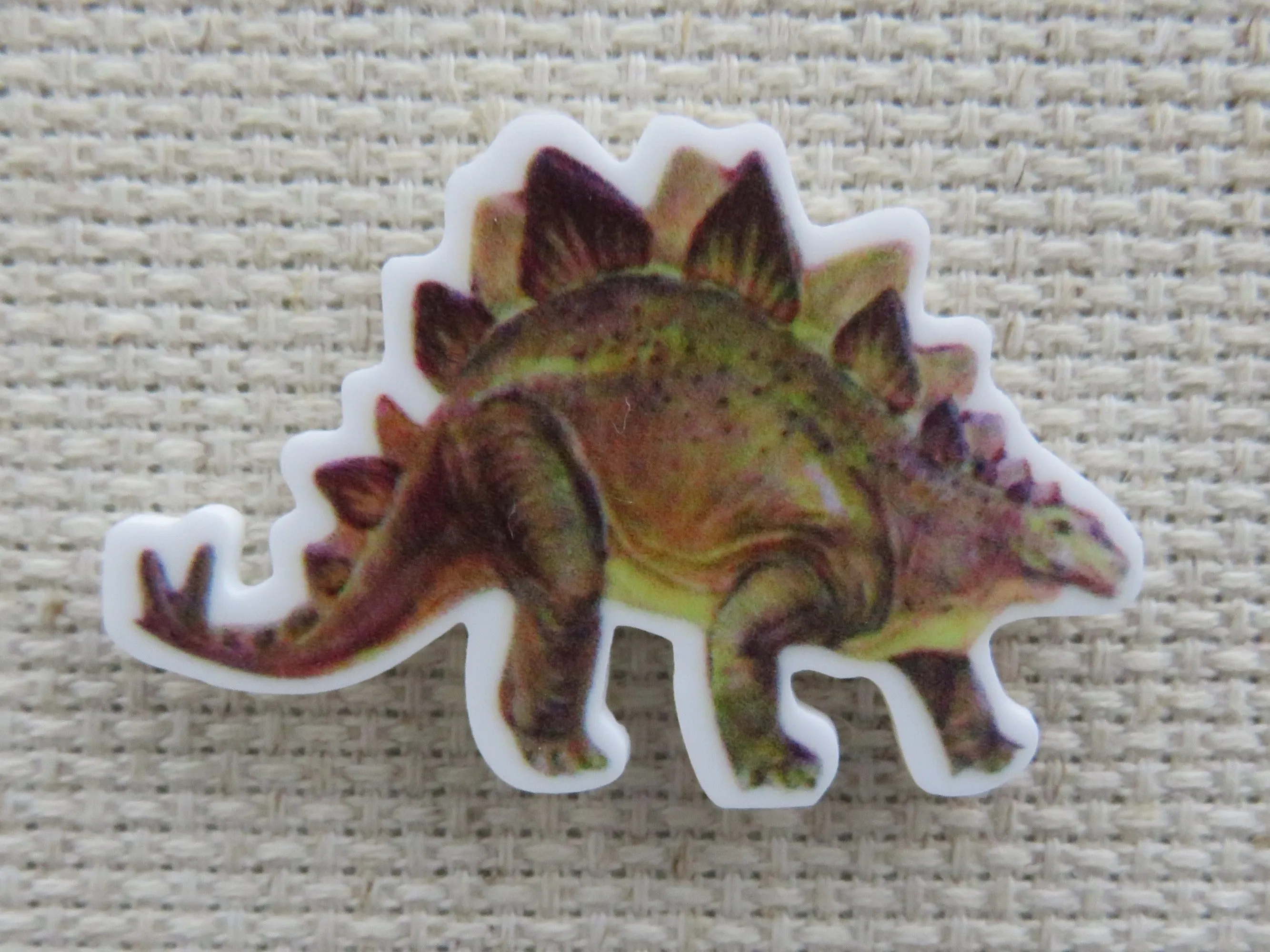 Stegosaurus Needle Minder, Cover Minder, Magnet
