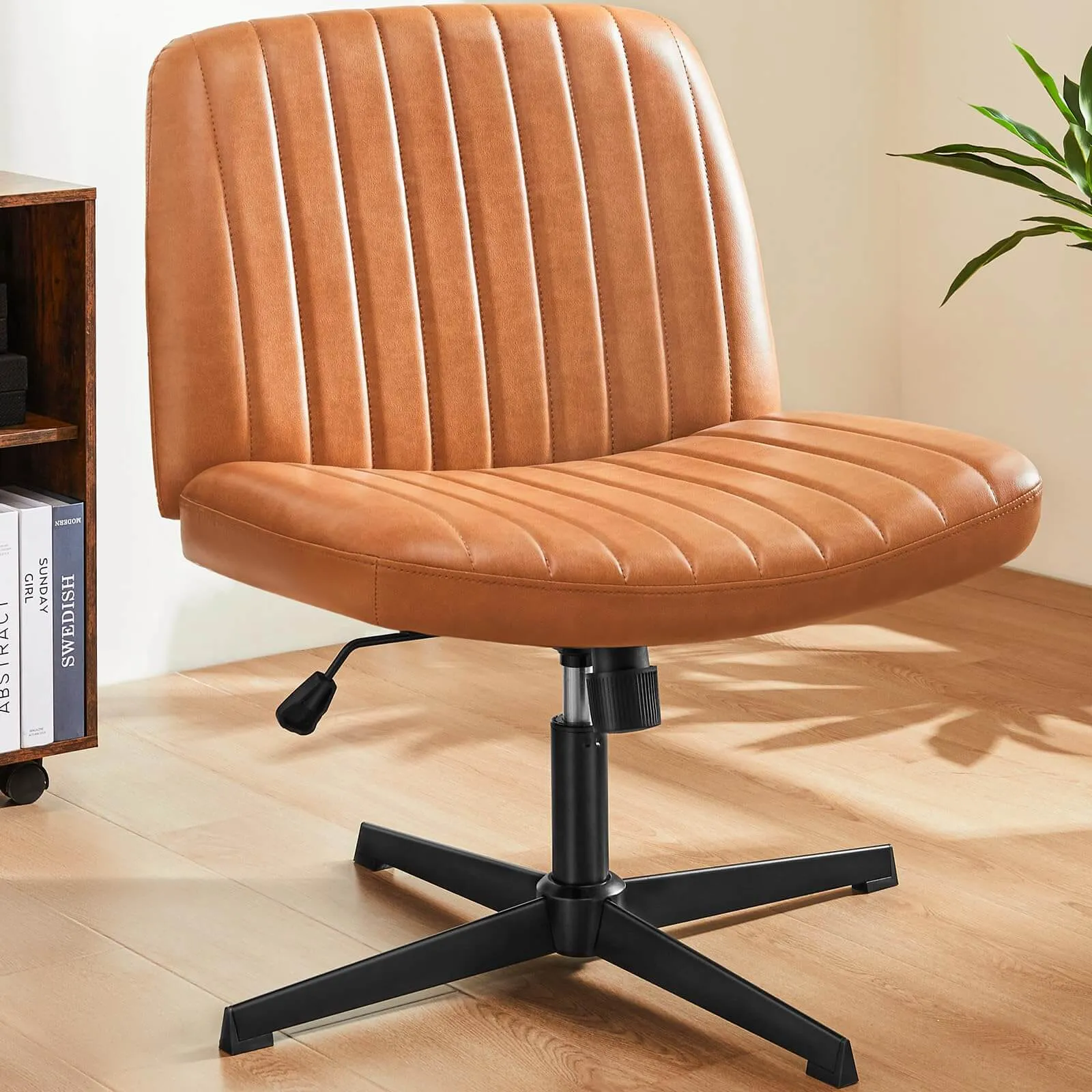 Sweetcrispy Ergonomic Swivel Office Chair with Lumbar Support