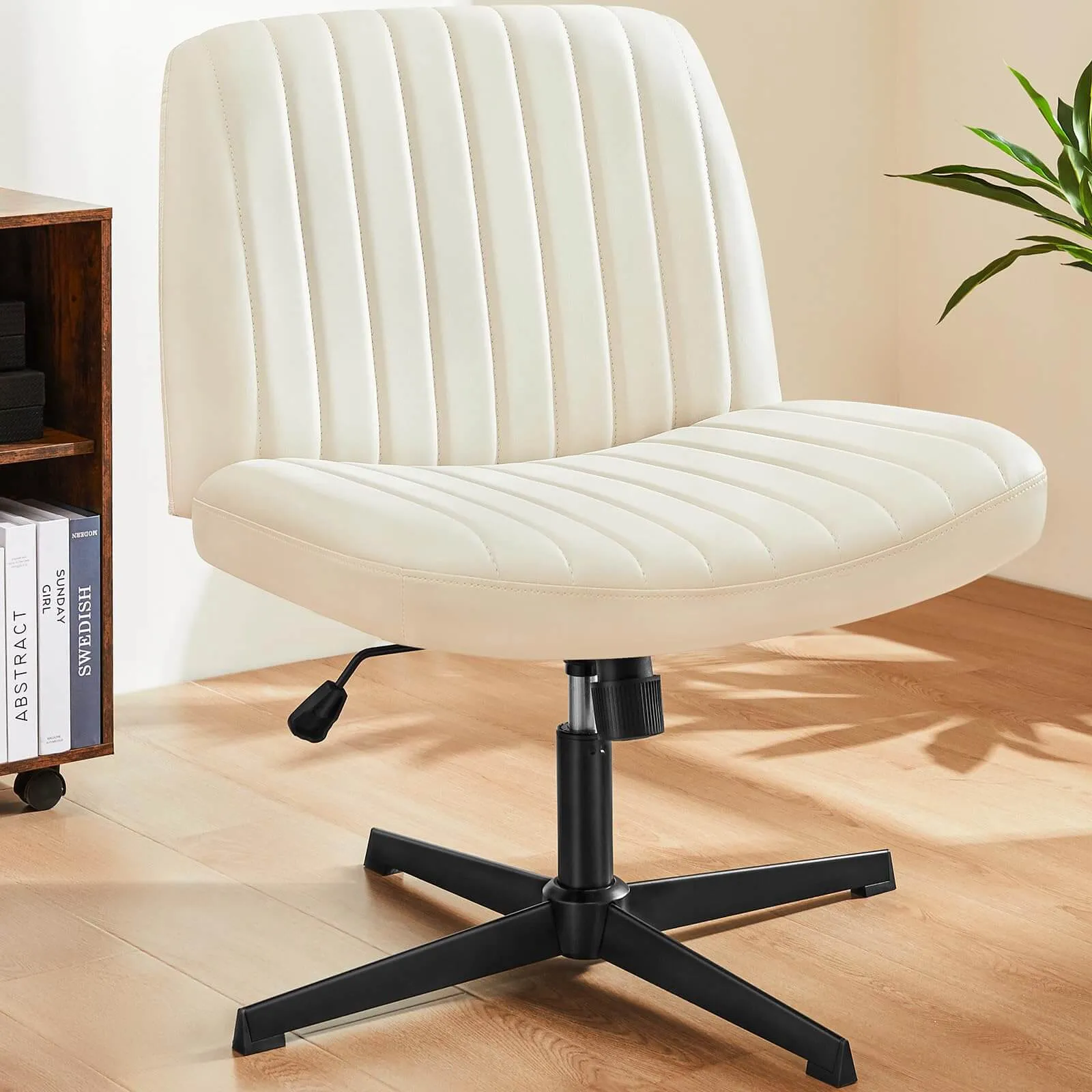 Sweetcrispy Ergonomic Swivel Office Chair with Lumbar Support