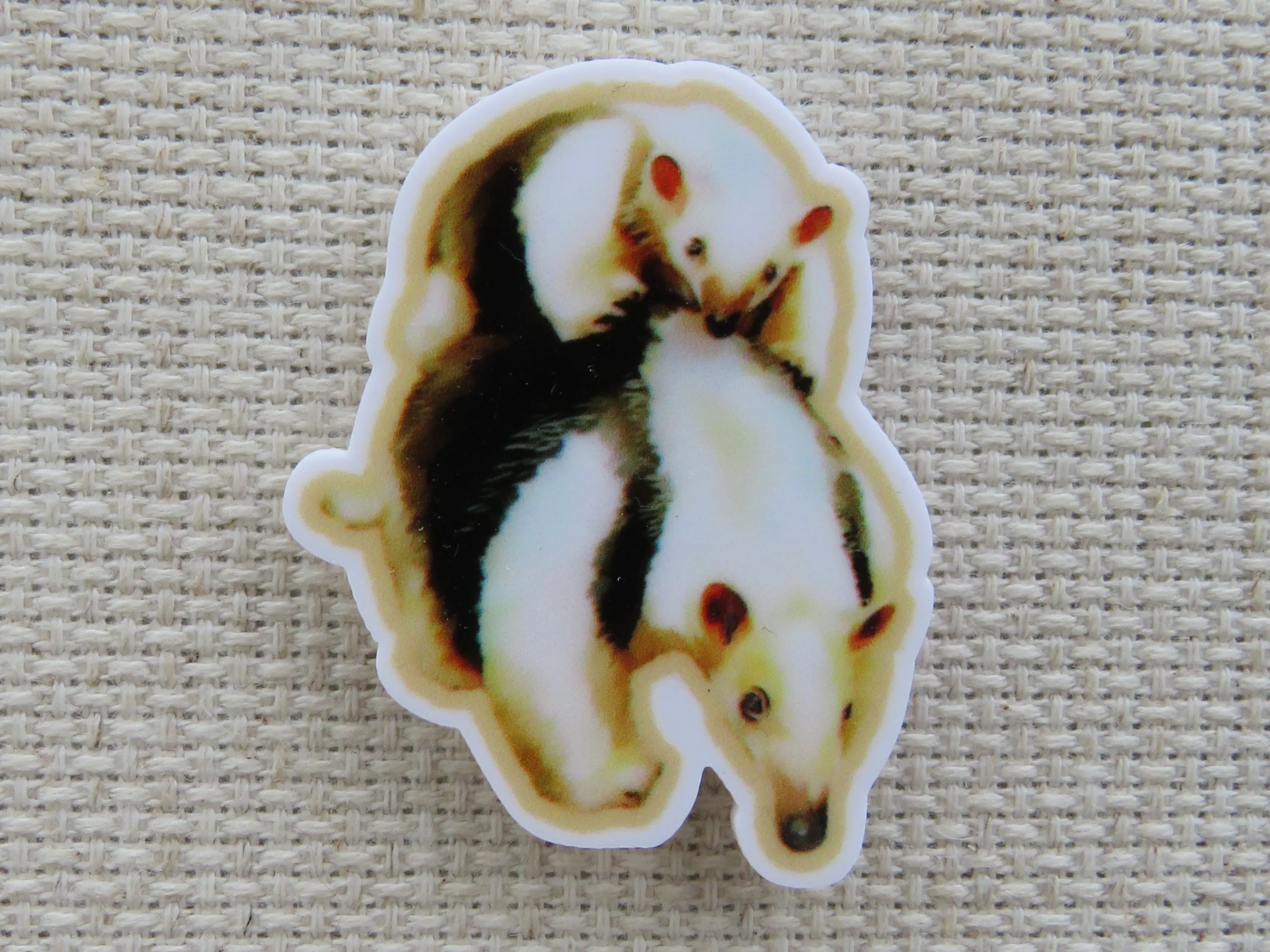 Tamandua and Baby Needle Minder, Cover Minder, Magnet