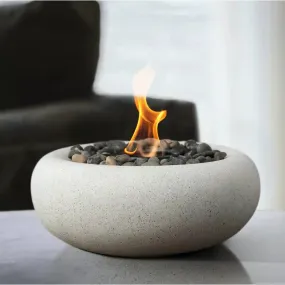 Terra Flame - Zen Fire Bowl Table Top - White