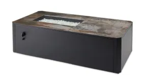 The Outdoor Greatroom Company 24 Inch Kinney Rectangular Gas Fire Pit Table KN-1224