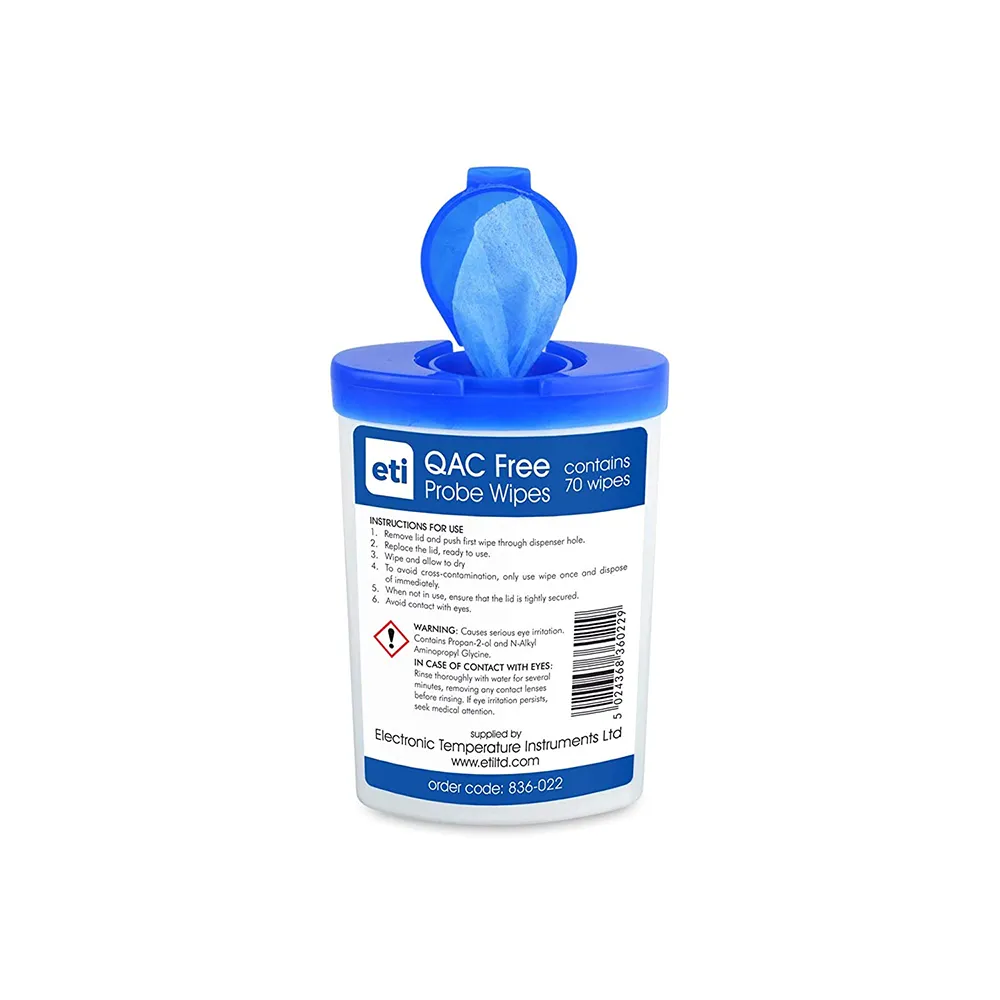 Thermometer Wipes Antibacterial Pkt 70