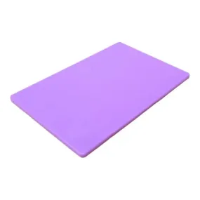 Thunder Group PLCB241805PP 24" x 18" Polyethylene Color Coded Cutting Board Purple