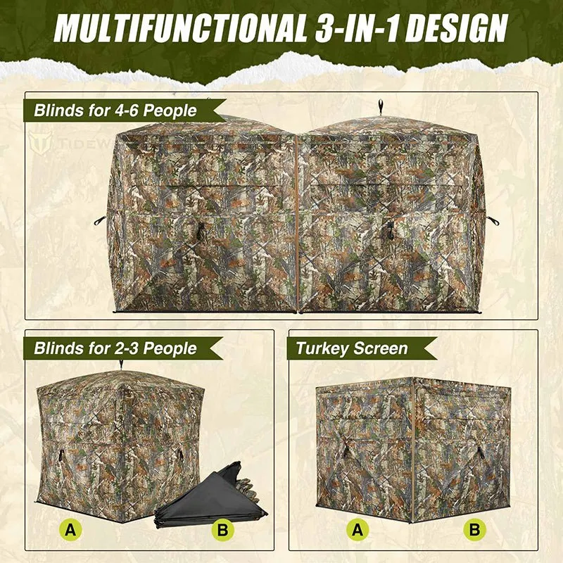 TIDEWE See Through 3-in-1  Hunting Blind