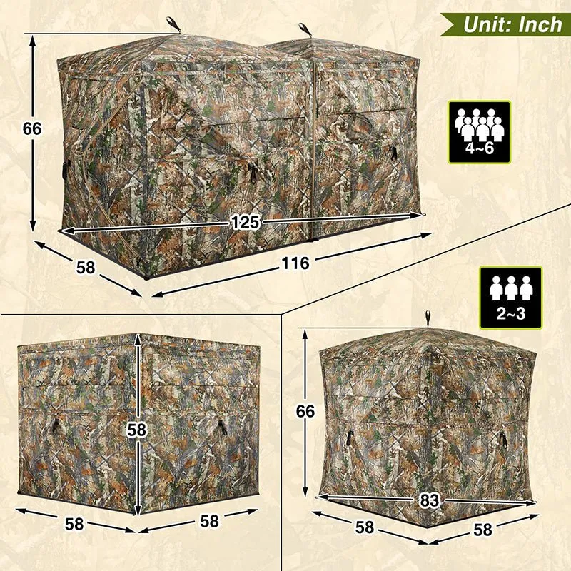TIDEWE See Through 3-in-1  Hunting Blind